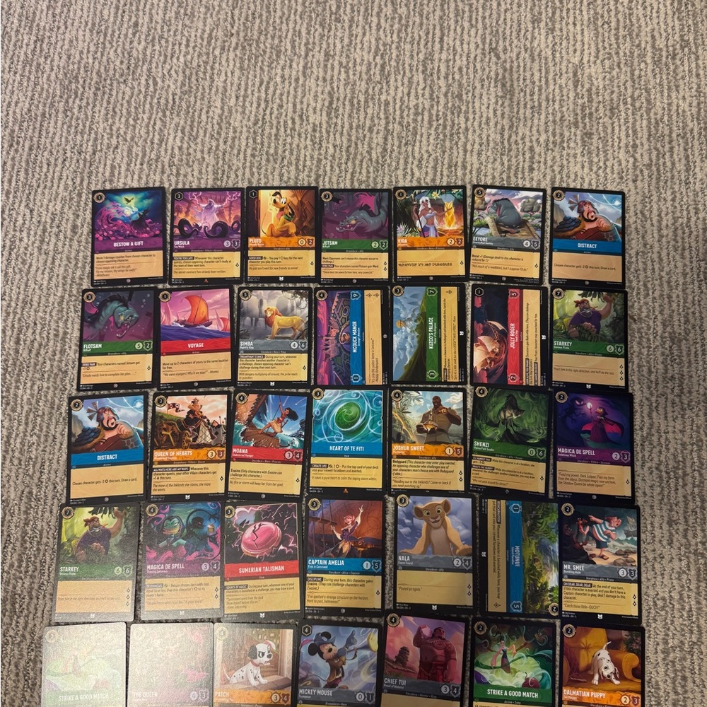 Disney Ravensburger Lorcana Card Bundle
(35) Rise of the Floodborn First Chapter